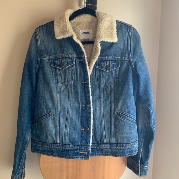 Retro Sherpa Jean Jacket Trucker, Sz Small - Picture 2 of 8
